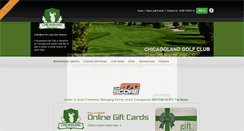 Desktop Screenshot of chicagolandgolfclub.com
